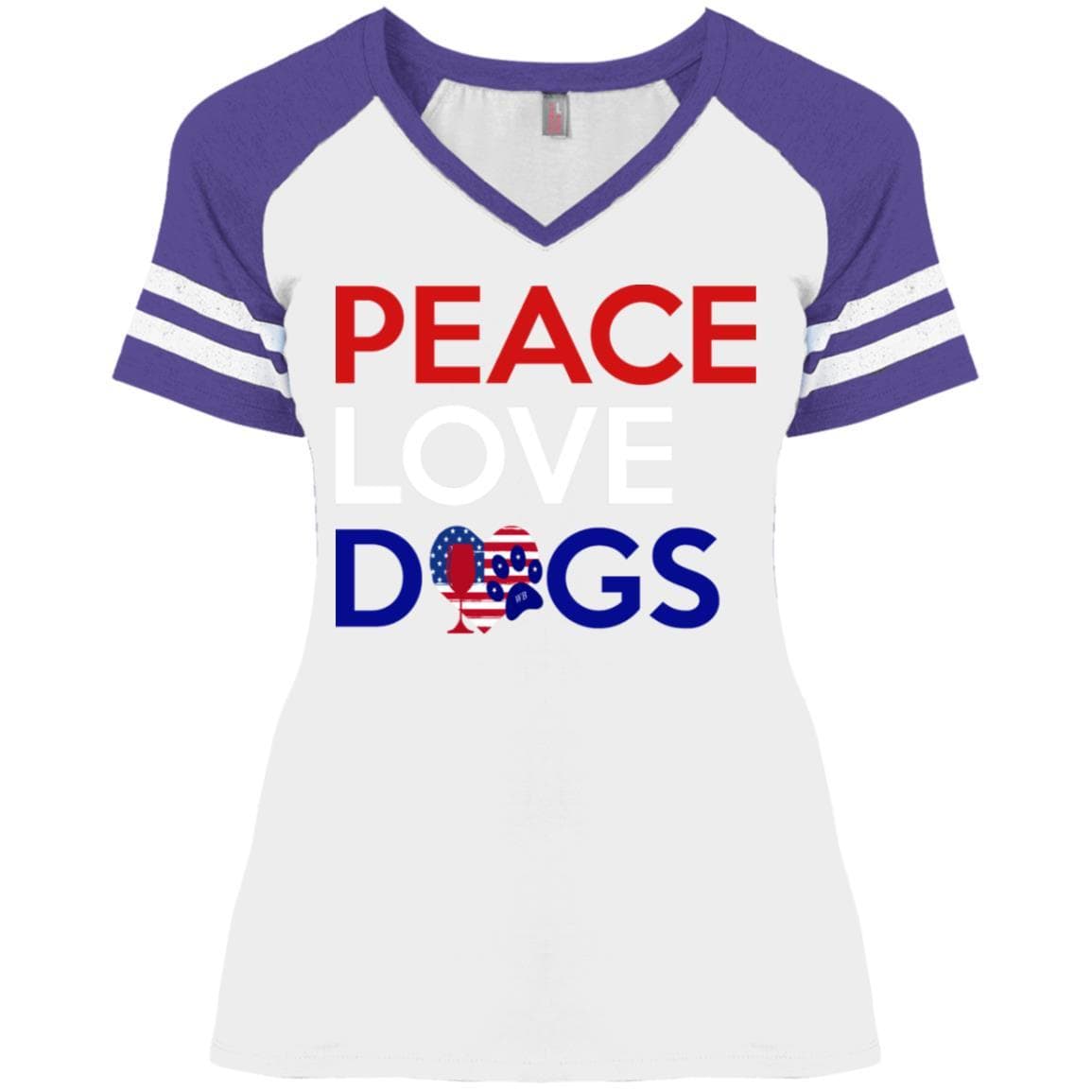 White/Heather Purple