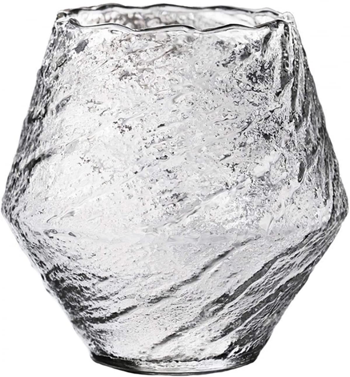 ZJUAN Handmade Hammered Whiskey Glasses Set - Heat-Resistant Crystal Whisky Tumbler for Bourbon, Scotch, Cocktails - Perfect for Home Bar, Gifts & Entertaining