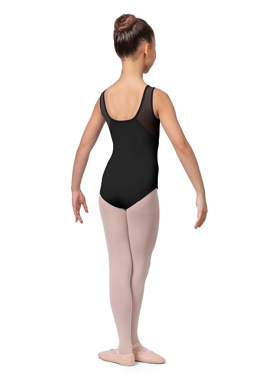 Bloch Girls Garcia Mesh Bodice Leotard - Ballet Dance Leotard for Kids & Teens - Perfect for Ballet Class, Recitals & Dance Performances