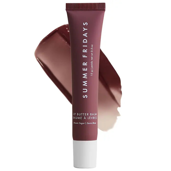 Summer Fridays Lip Butter Balm - Hydrating & Shining Lip Care for Dry Lips | All-Day Moisture, Nourishment & Glossy Finish | Perfect for Daily Use, Makeup Prep & On-the-Go Hydration