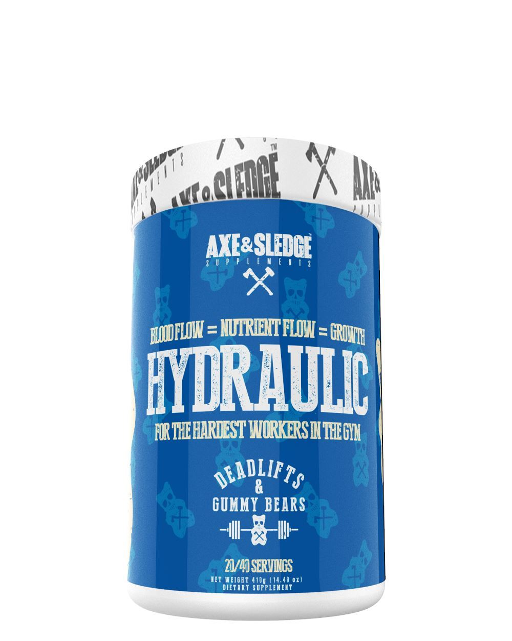 Axe & Sledge Hydraulic Pre-Workout Pump Supplement - Boost Energy, Focus & Muscle Pumps for Gym & Bodybuilding