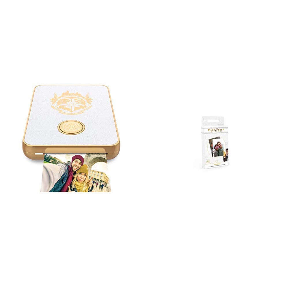 Lifeprint LP007-5 Harry Potter Magic Photo & Video Printer for iPhone Android | Wireless Portable Instant Printer with Augmented Reality | Perfect for Parties, Gifts & Home Decor + 40-Pack Sticky Back Film Refills