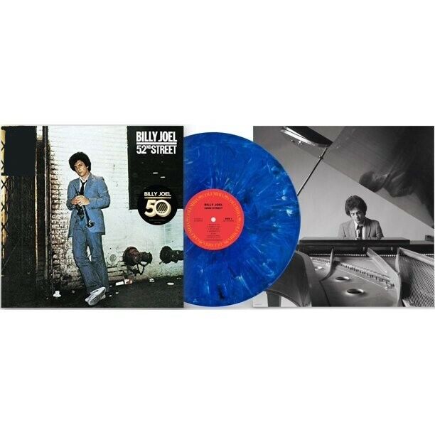 Billy Joel - 52nd Street (Limited Edition Blue Swirl Vinyl Record) | Classic Rock Album for Collectors & Music Lovers | Perfect for Vinyl Enthusiasts & Home Listening