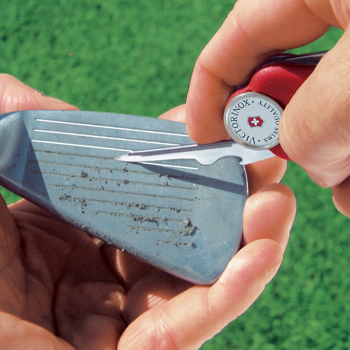 Victorinox Swiss Army Golf Multi-Tool – Compact & Durable Stainless Steel Golf Accessories for On-Course Repairs & Adjustments – Perfect for Golfers, Camping & Outdoor Adventures
