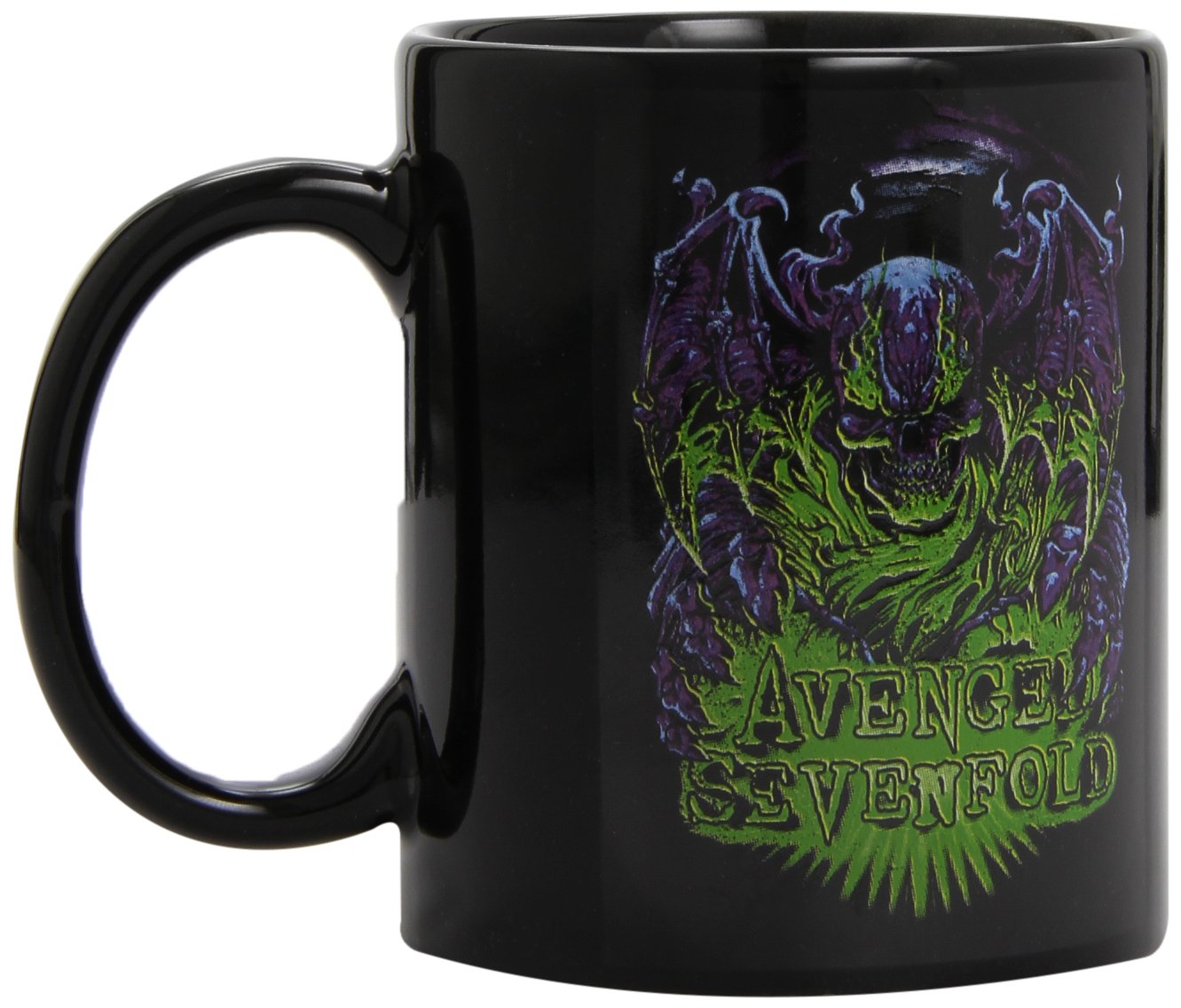 Avenged Sevenfold Dare to Die Logo Coffee Mug - Black Ceramic Cup with Gift Box - Perfect for Fans, Home & Office Use, Gifts for Rock Music Lovers