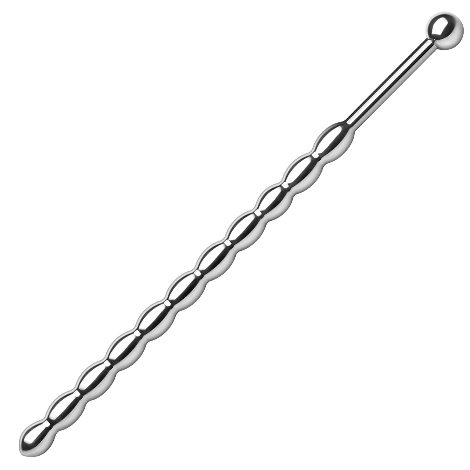 Premium Stainless Steel Urethral Sounds with Multi-Bead Design - Urethral Stimulation & Dilatation Toy for Men - Enhance Pleasure & Stretching - Perfect for Solo Play, BDSM, and Sensual Exploration