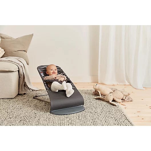 BabyBjorn Bouncer Balance Soft - Premium Cotton & Jersey Baby Bouncer Seat for Newborns to Toddlers - Perfect for Soothing, Playtime & Hands-Free Parenting at Home