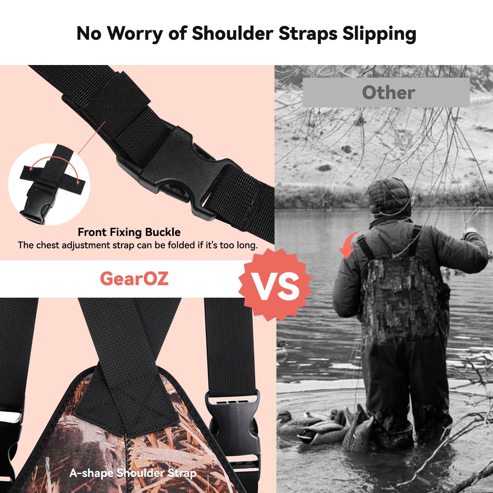 Women's Insulated Neoprene Waterproof Chest Waders for Duck Hunting & Fishing - Camo Bootfoot Design with Breathable Fabric & Boot Hanger - Perfect for Cold Weather Waterfowl Hunting & Outdoor Adventures