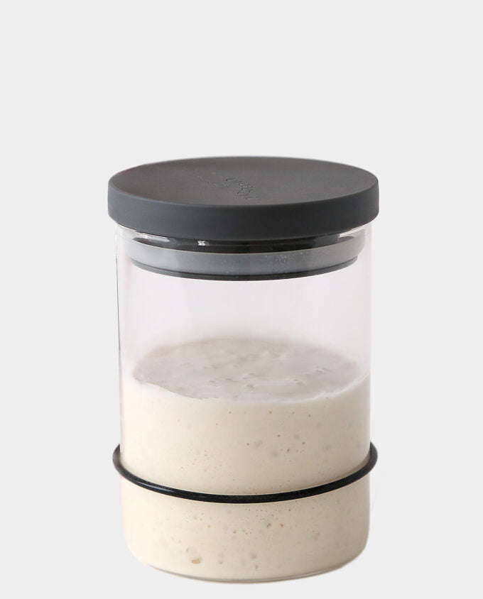 Breadtopia Sourdough Starter Jar - Glass Fermentation Container for Homemade Bread Making | Perfect for Artisan Sourdough, Kombucha & Fermented Foods | Kitchen Essentials for Bakers