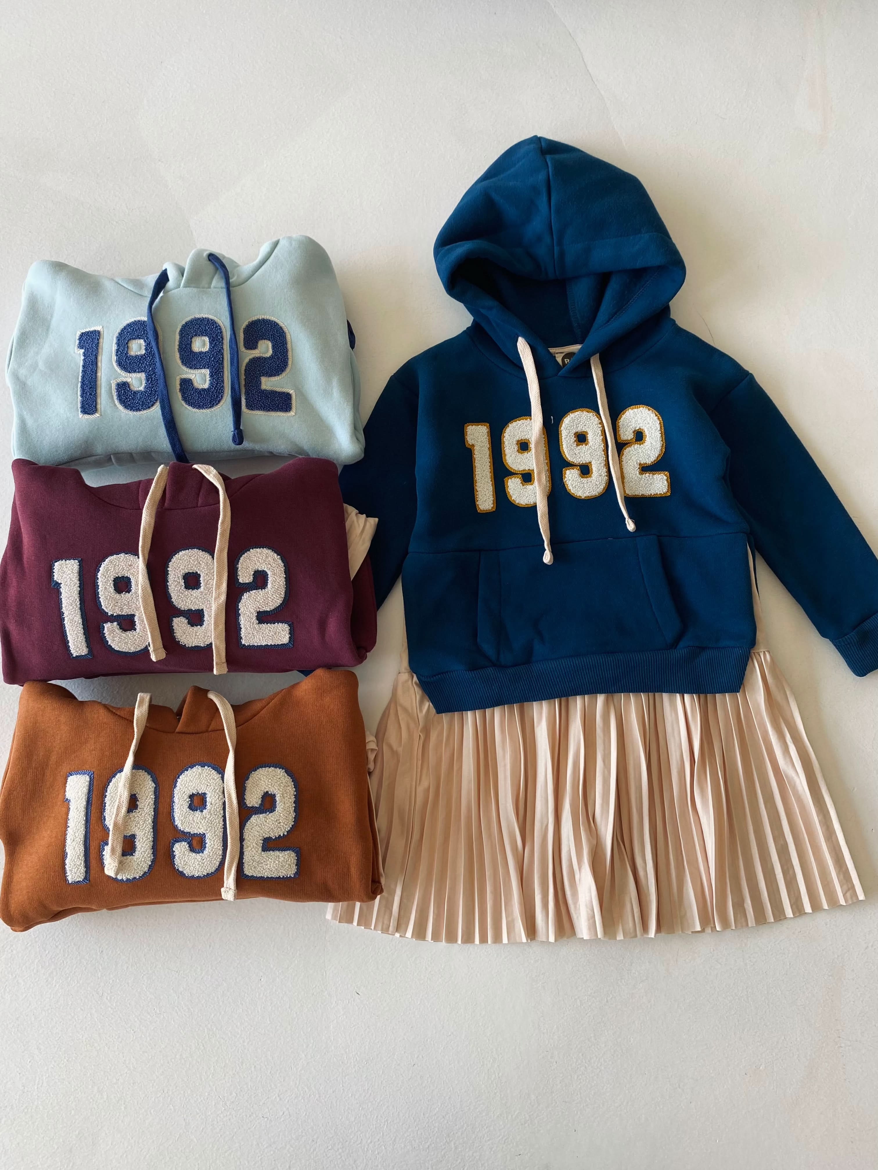 Girl's Hooded Skirt Dress - Stylish & Comfortable Outfit for School, Parties & Everyday Wear