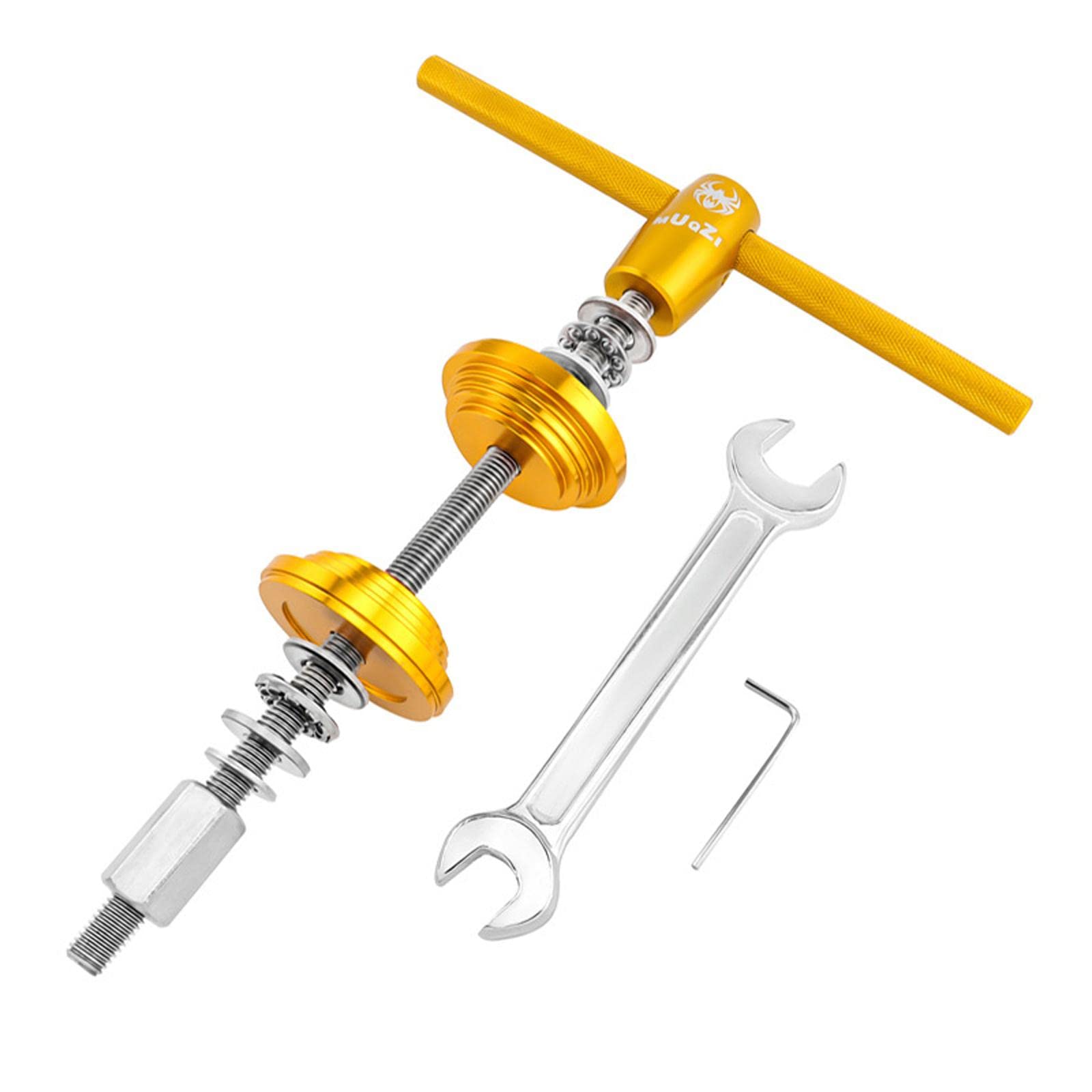 YIJU MTB Road Bike Bottom Bracket Removal Tool - Press Fit BB Installer Extractor Kit for Mountain Bicycle Hub Headset Repair & Maintenance - Perfect for DIY Bike Mechanics and Professional Workshop Use