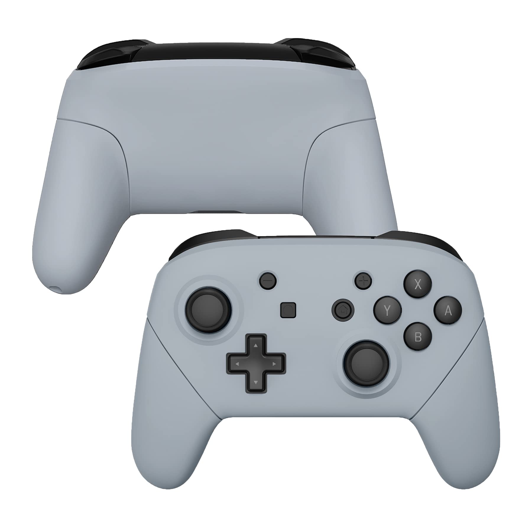 eXtremeRate Gray Faceplate for Switch Pro Controller - DIY Replacement for Gaming