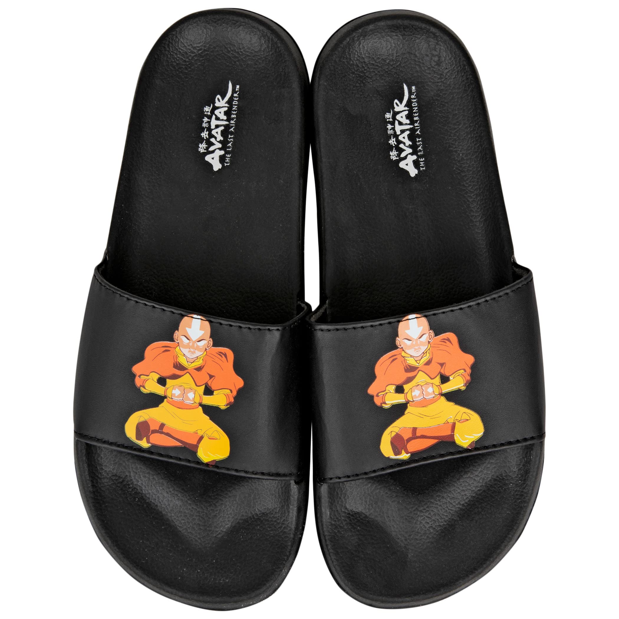 Avatar: The Last Airbender Character Slides Sandals - Comfortable Anime Themed Flip Flops for Cosplay, Beach & Casual Wear