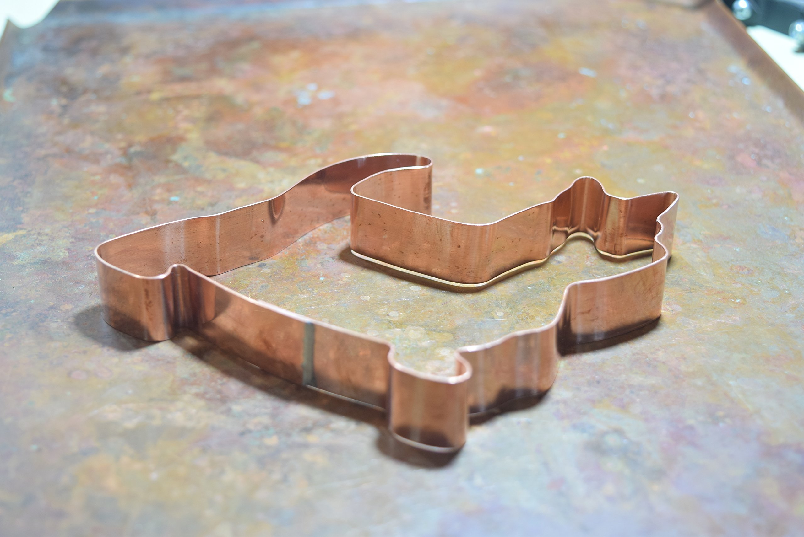 Silky Terrier Dog Copper Cookie Cutter - Handmade Pet Lover Gift for Baking, DIY Dog Treats, Christmas Cookies & Party Decorations