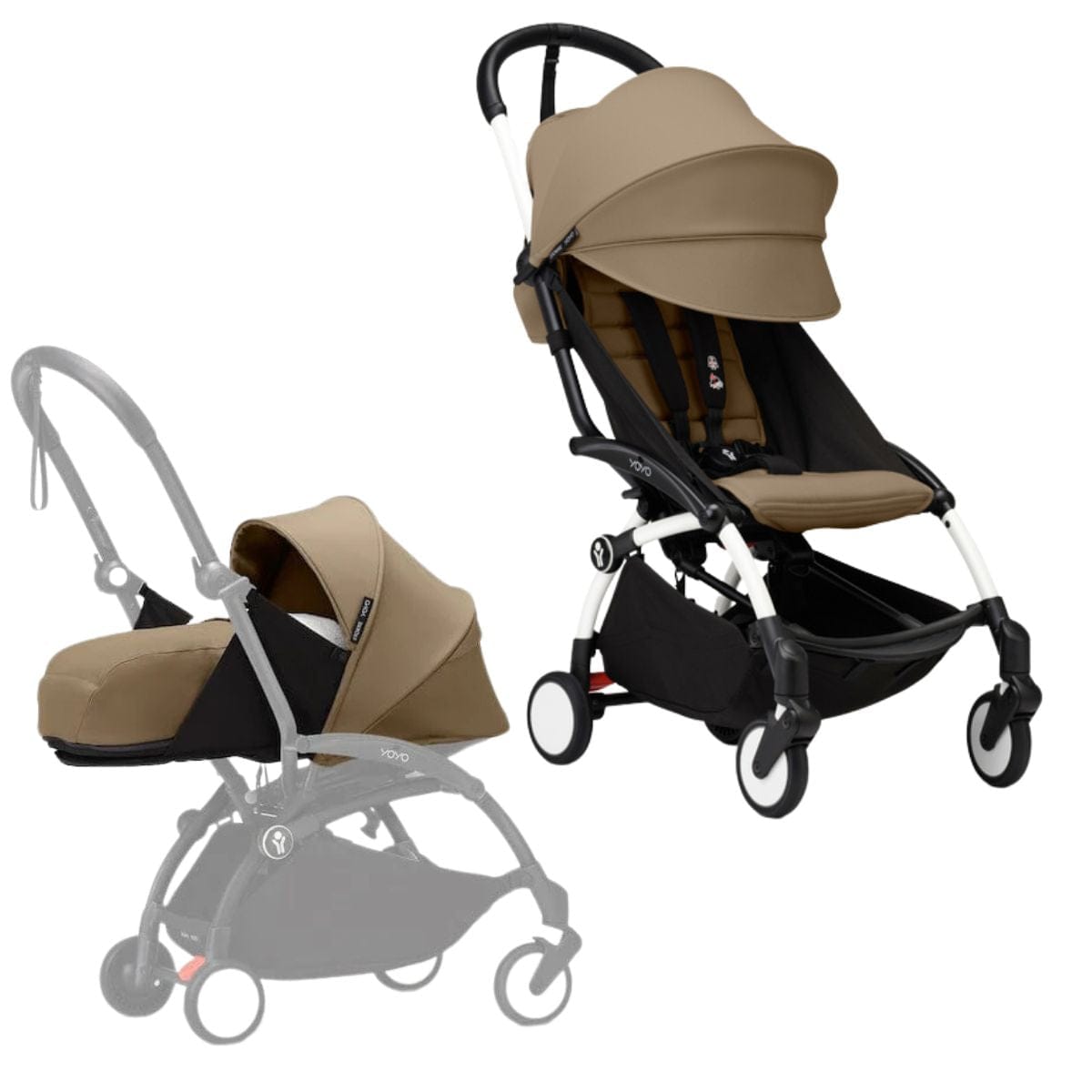 Stokke YOYO3 0+ & 6+ Complete Baby Stroller - Lightweight Compact Travel Stroller for Newborns to Toddlers | Perfect for Air Travel, City Walks & Everyday Use