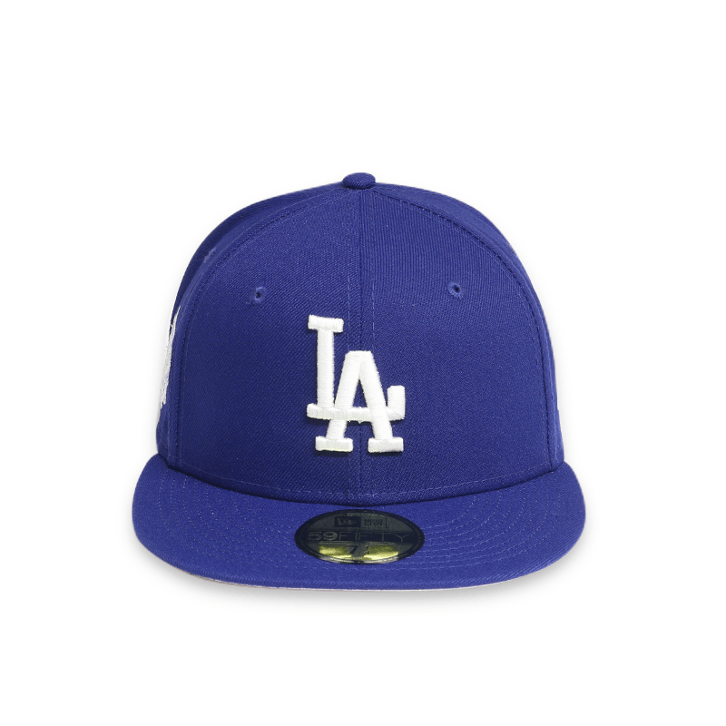 Los Angeles Dodgers 1988 World Series Champions 59FIFTY Fitted Hat for Men - Blue Snapback Baseball Cap - Perfect for Games, Collecting & Streetwear Fashion