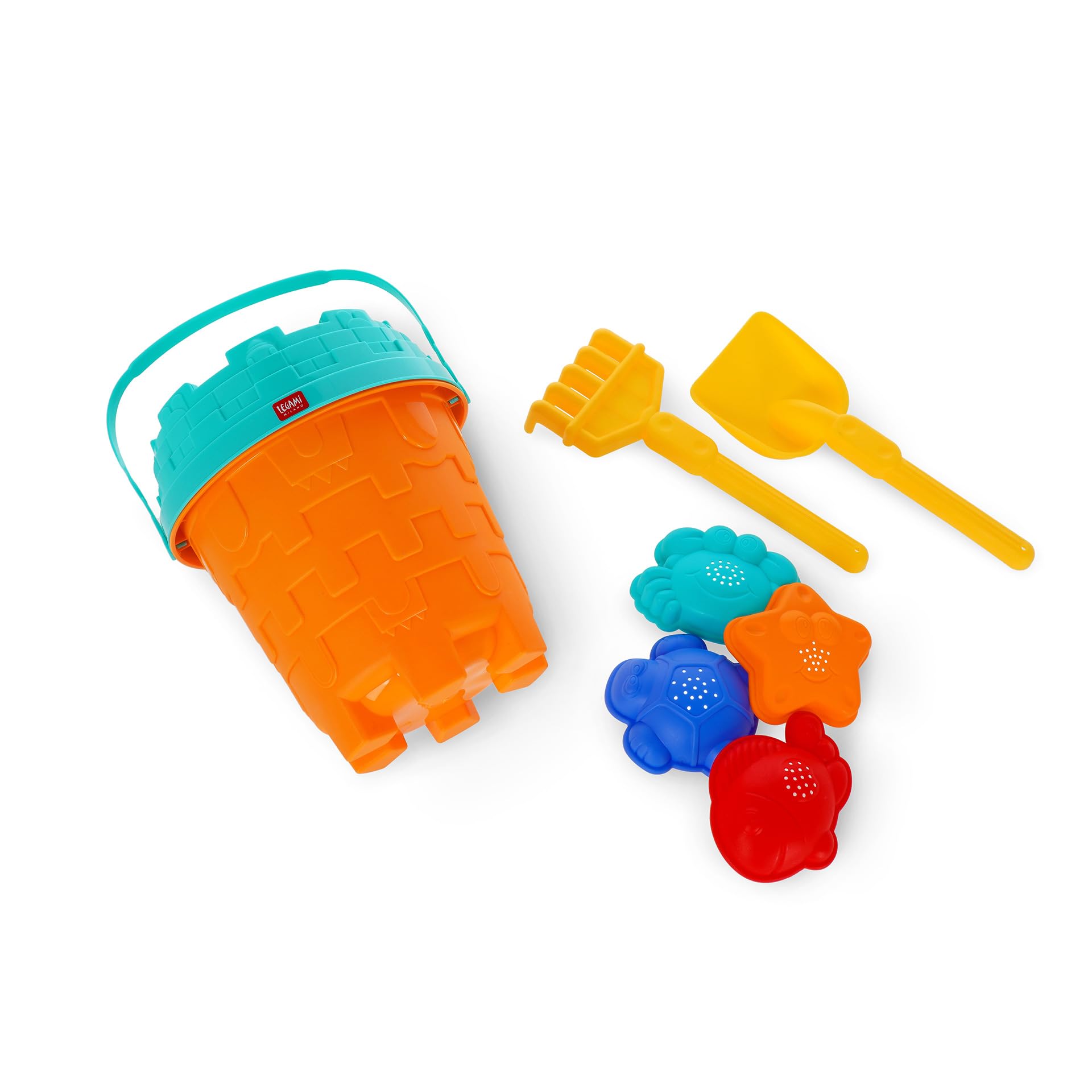 Legami BBU0001 Beach Toys Set - Sand & Water Play for Kids - Perfect for Beach, Pool & Backyard Fun