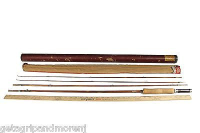 Vintage MINT South Bend 59 9' 4-Piece Split Bamboo Fly Fishing Rod - Unused Classic 1945-1950 Model | Perfect for Trout & Salmon Fishing in Rivers & Streams