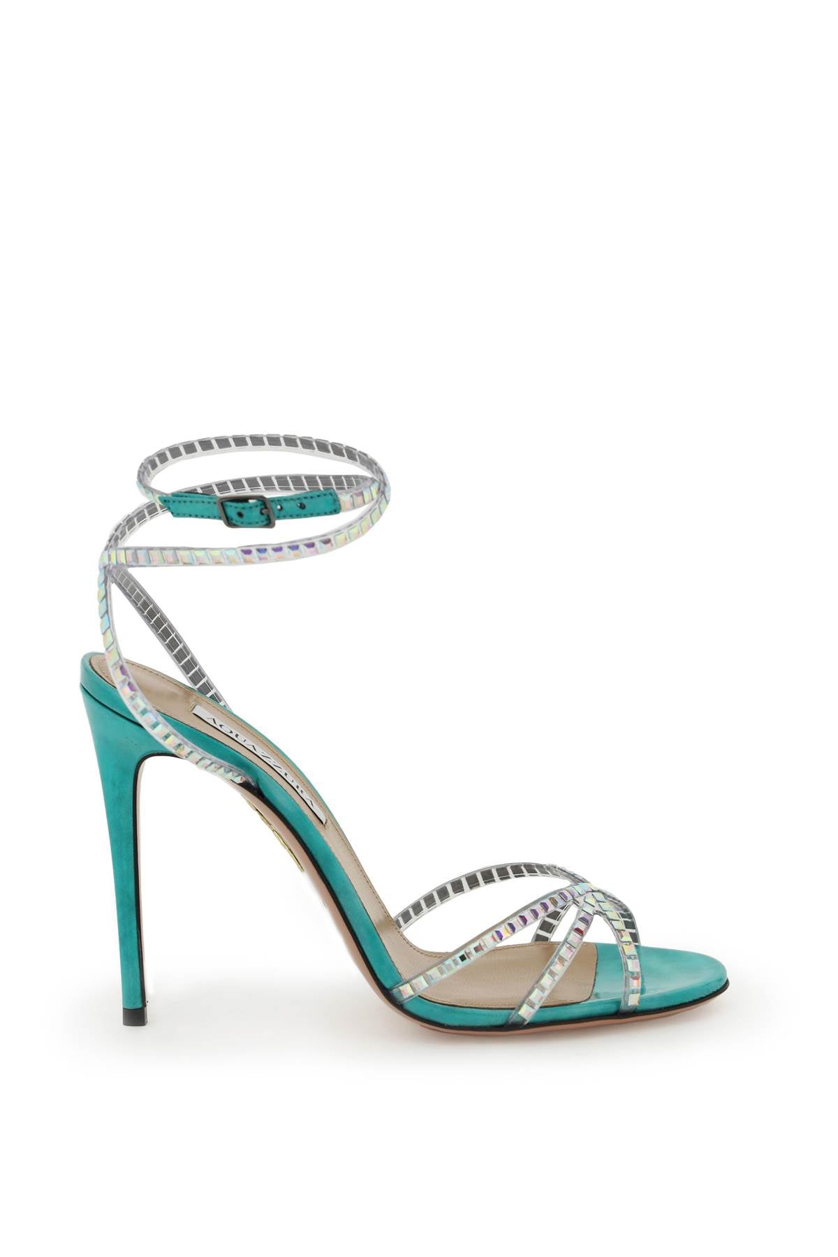 Aquazzura Dance Plexi Sandals - Women's Luxury High Heel Open Toe Sandals for Parties, Weddings & Evening Events