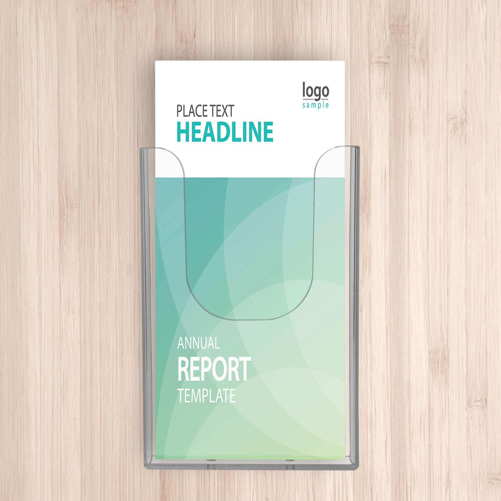 10 Pack Wall Mount Brochure Holder - 4 x 6 Inches Flyer Display for Office, Restaurant & Retail - Durable Literature Organizer for Menus, Mail & Leaflets - Perfect for Business, Events & Home Organization