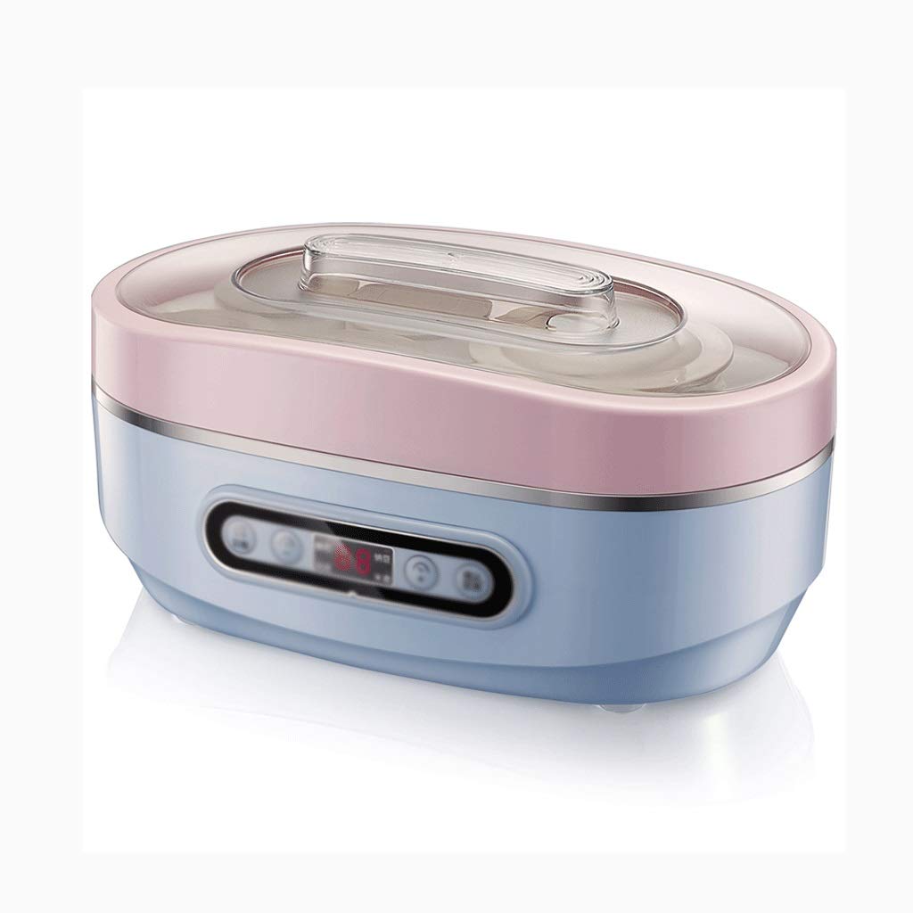 Automatic Electric Yogurt Maker with Digital Timer - Stainless Steel Yogurt Machine for Homemade Natural & Greek Yogurt - Perfect for Healthy Breakfast, Snacks & Meal Prep