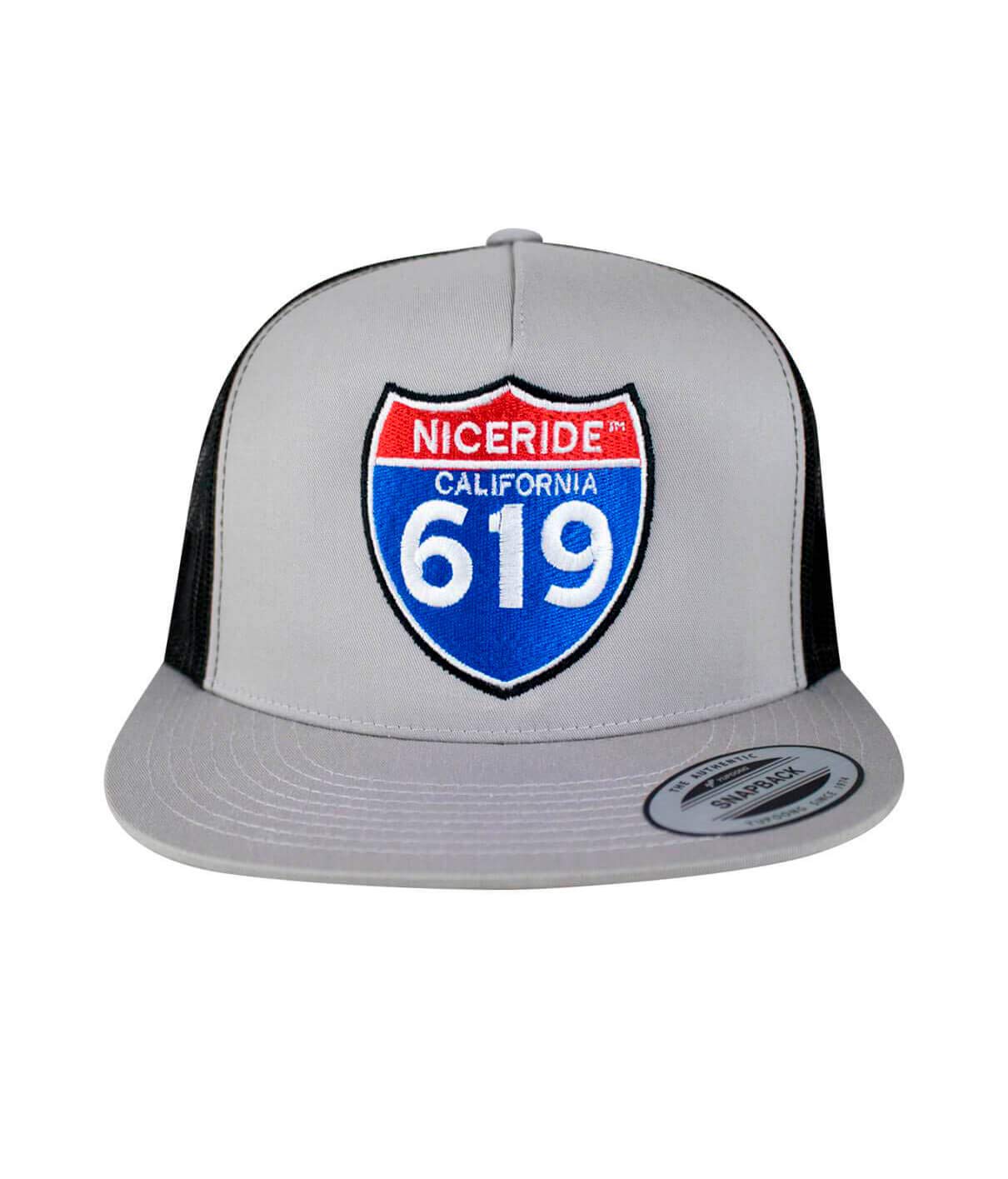 Interstate 619 Trucker Classic Snapback Baseball Cap - Adjustable Mesh Back Hat for Men & Women - Perfect for Truck Driving, Outdoor Work & Casual Wear