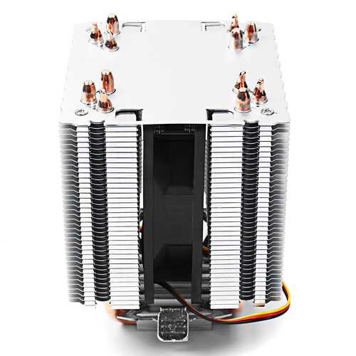 12V 4-Pin 2200RPM CPU Cooling Fan with Heat Sink - Compatible with Intel & AMD Processors - Perfect for PC Gaming, Workstations, and Computer Cooling Systems