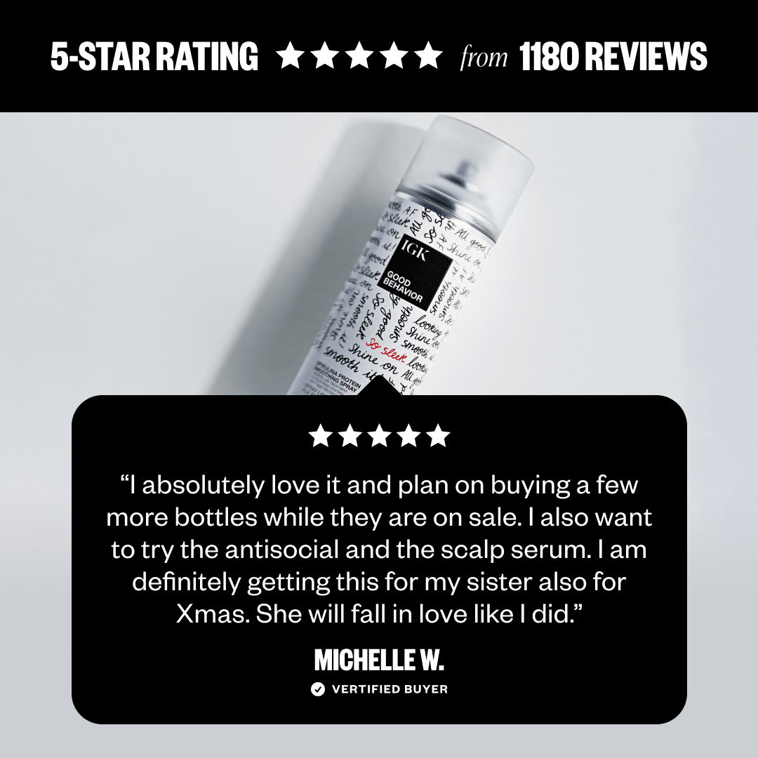 Best Smoothing Spray for Frizzy Hair - Tames Flyaways & Adds Shine - Perfect for Daily Styling & Heat Protection