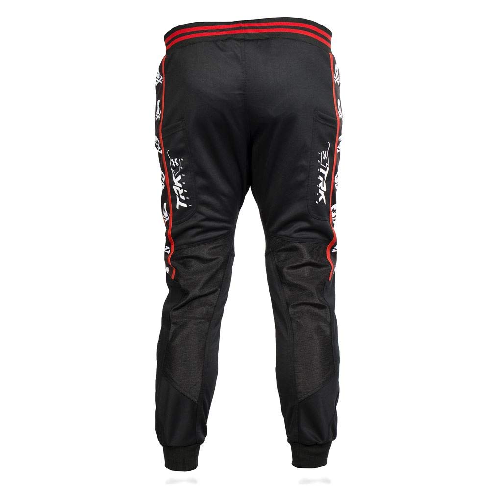 HK Army TRK Jogger Paintball Pants - Skulls Red - Small | Lightweight & Durable Paintball Gear for Outdoor Sports & Tactical Games