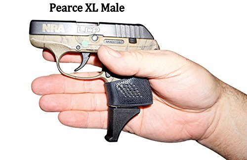 Pearce XL Extended Zeeshy Grip Extensions for Ruger LCP - 2 Sizes per Pack - Enhanced Comfort & Control for Concealed Carry