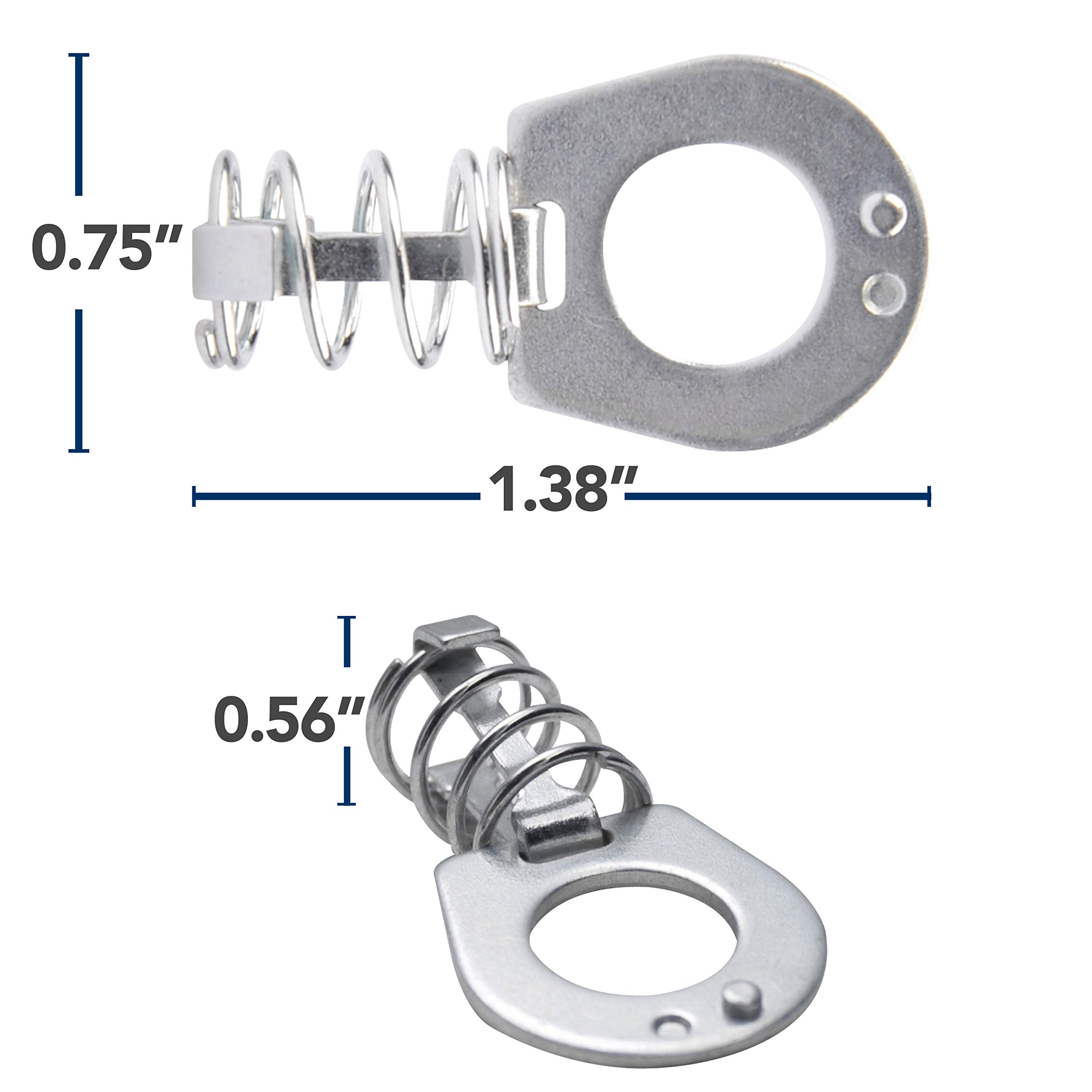 Stainless Steel RV Water Heater Twist Cam Lock Fastener - 2 Pack for Secure Access & Easy Installation | Perfect for RV, Camper & Trailer Maintenance