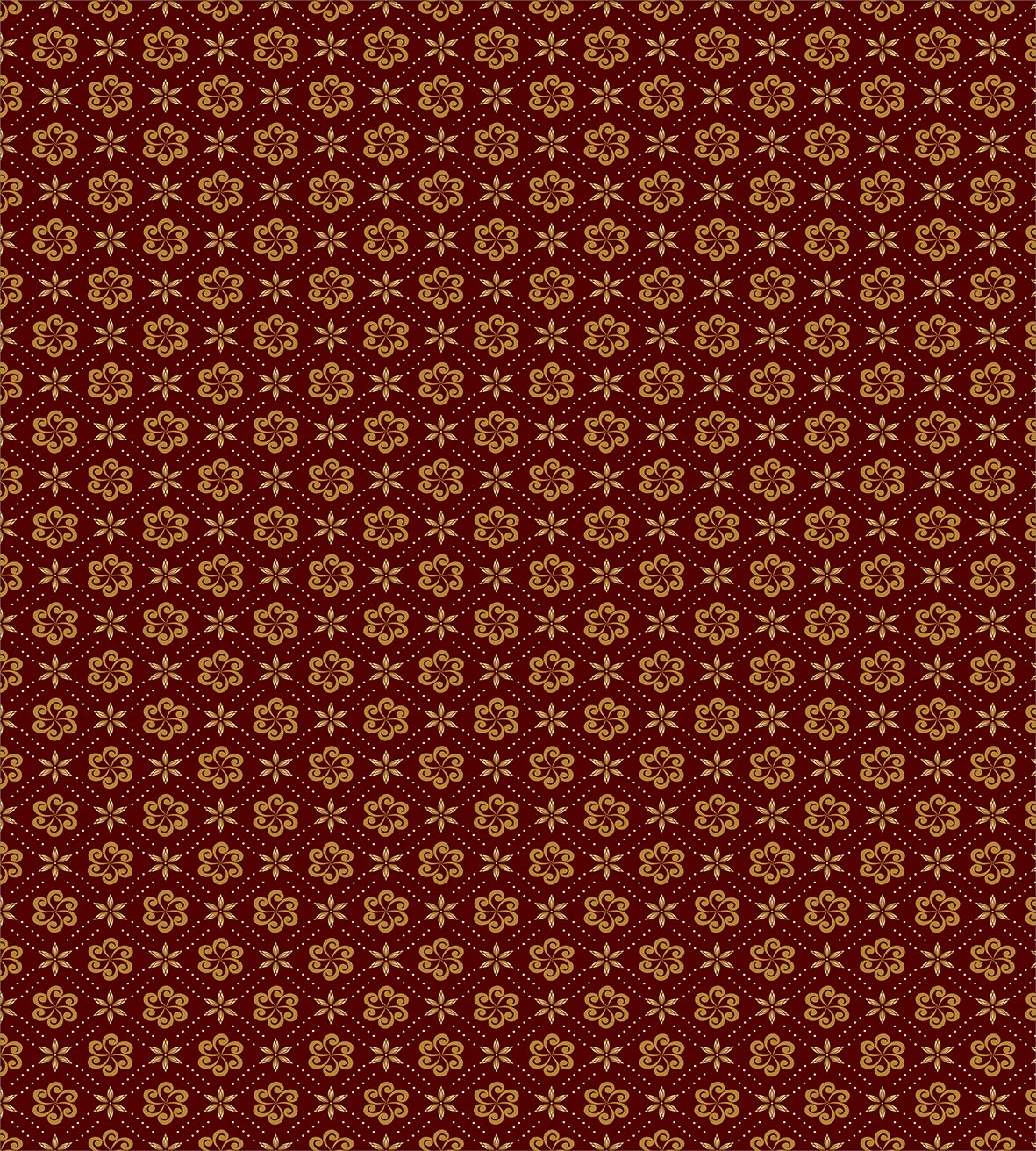 Ambesonne Abstract Duvet Cover Set King Size - Modern Geometric Floral Pattern with Swirls & Dots - 3 Piece Bedding Set Includes 2 Pillow Shams - Maroon & Pale Brown - Perfect for Contemporary Bedroom Decor & Guest Room Styling
