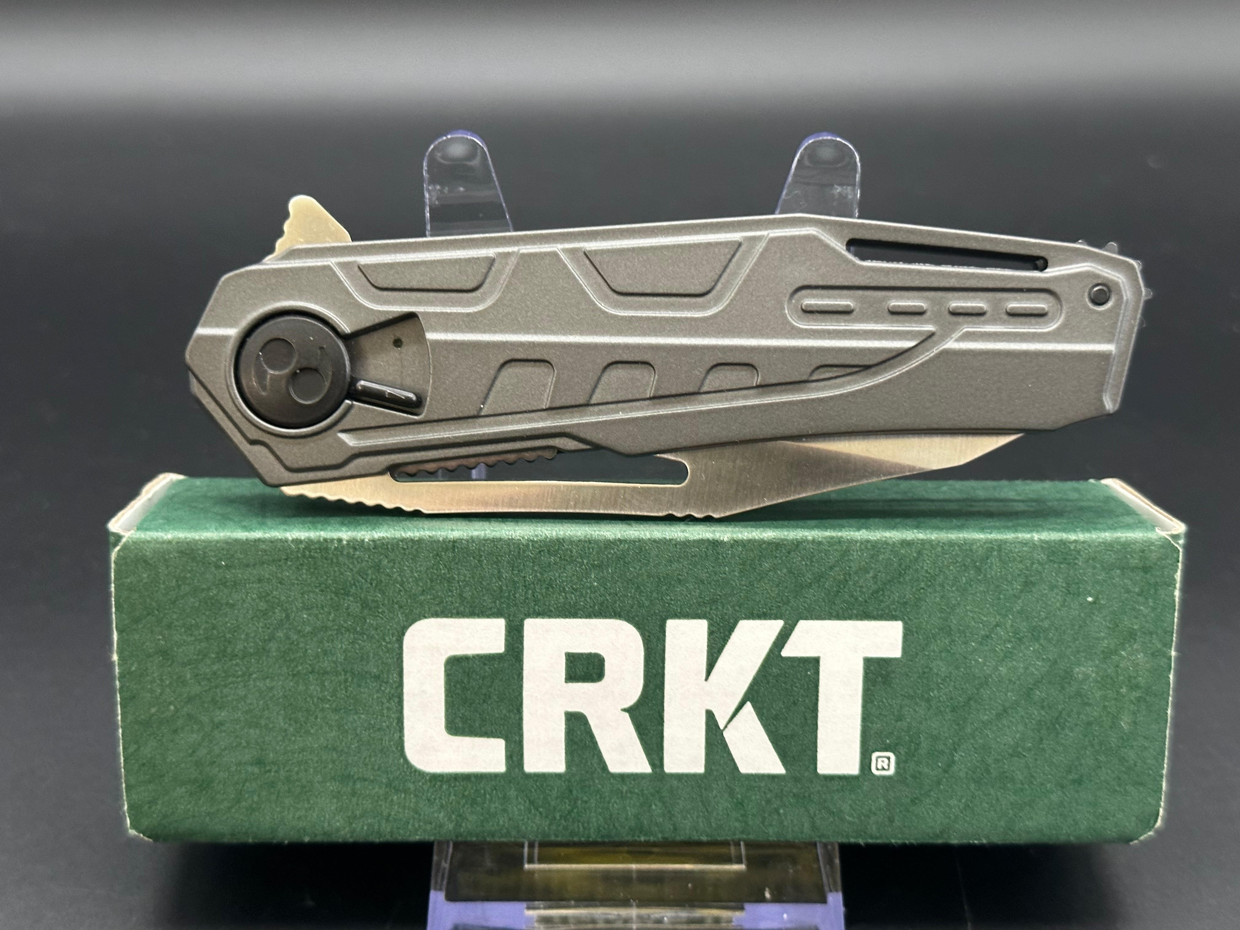CRKT Raikiri Folding Pocket Knife - EDC Tactical Knife with Razor-Sharp Blade for Outdoor, Camping, Hiking & Survival Gear