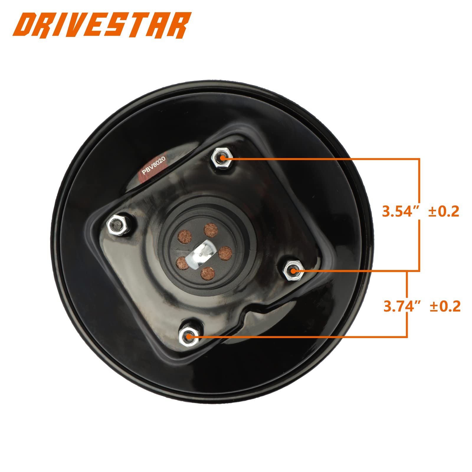 DRIVESTAR 54-73703 Vacuum Power Brake Booster Replacement for 1977-1979 Ford F-100 F-150 F-250 & 1978 Ford Bronco - Compatible with D7TZ2005A D7TZ2005H - No Master Cylinder Included - Perfect for Truck Brake System Repair & Restoration Projects