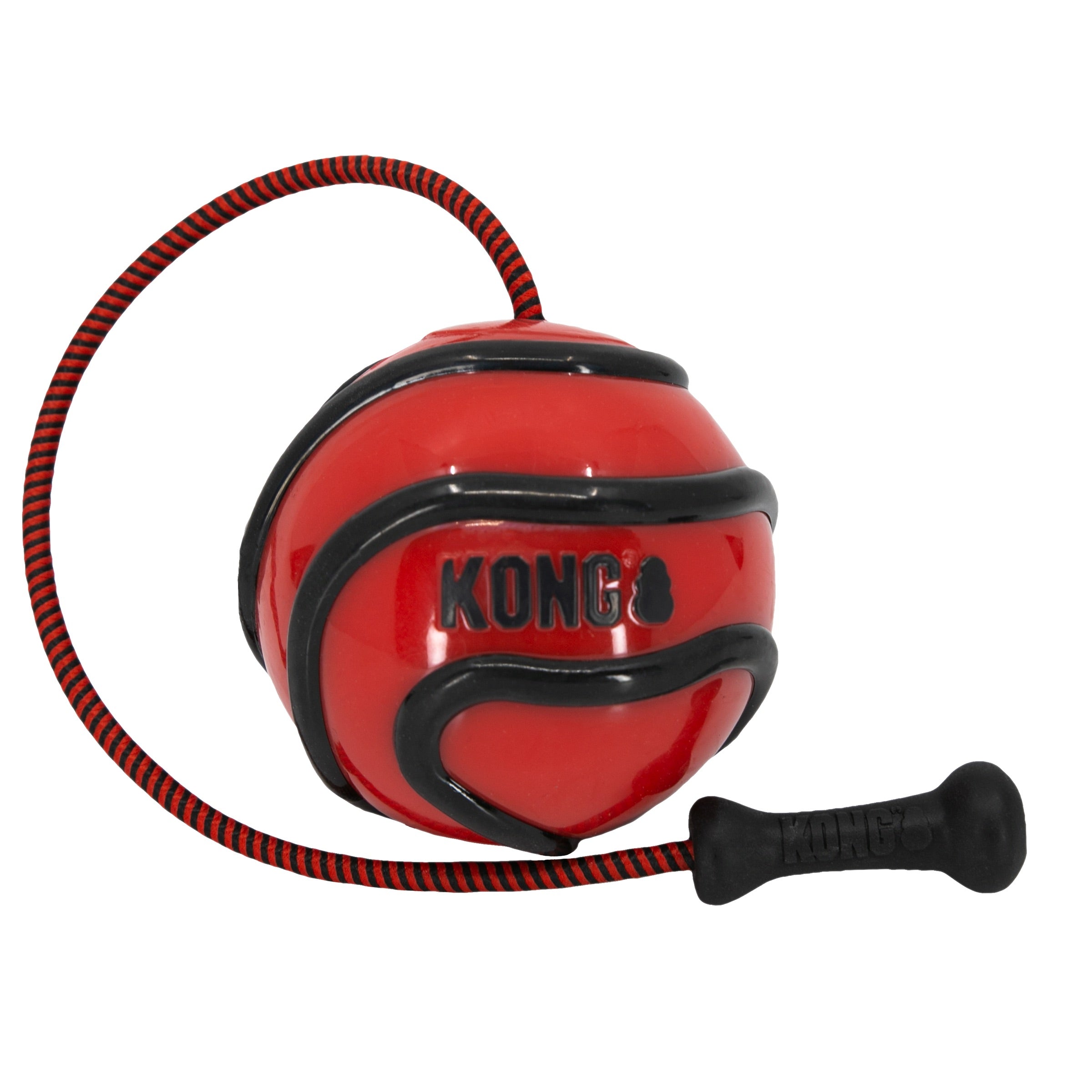 Wavz Bunjiball Dog Toy - Durable Chew-Resistant Bouncy Ball for Dogs, Interactive Fetch & Tug-of-War Play - Perfect for Indoor, Outdoor, Backyard & Beach Fun