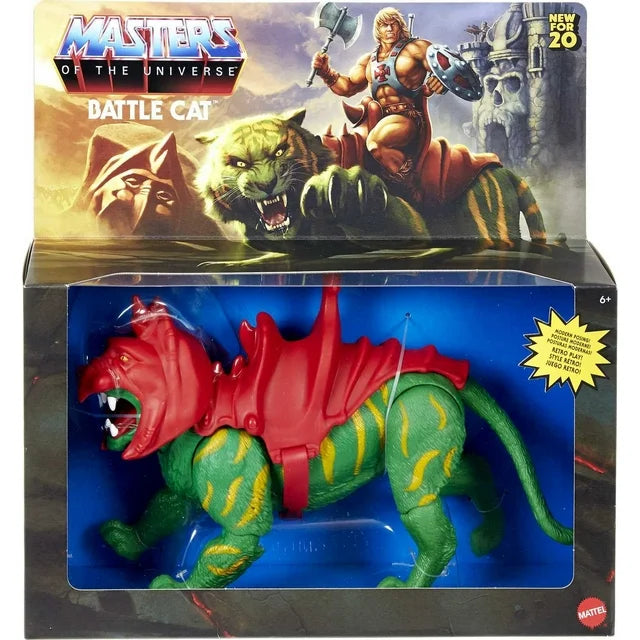 Masters of the Universe Origins Battle Cat Action Figure - He-Man Collectible Toy for Kids & Adults - Perfect for Play, Display & Nostalgic Gift Giving