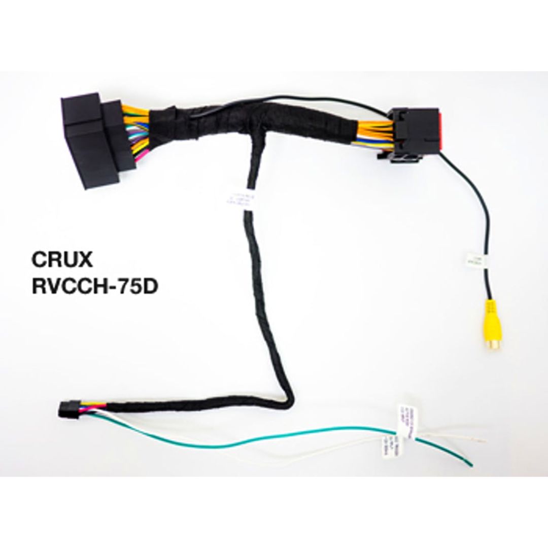 Crux RVCCH 75D Rear View Camera with Sightline Safety View & VIM Integration for Dodge RAM Trucks - Tailgate Handle & Backup Camera for Enhanced Parking Safety (Perfect for Towing, Parking & Off-Road Adventures)