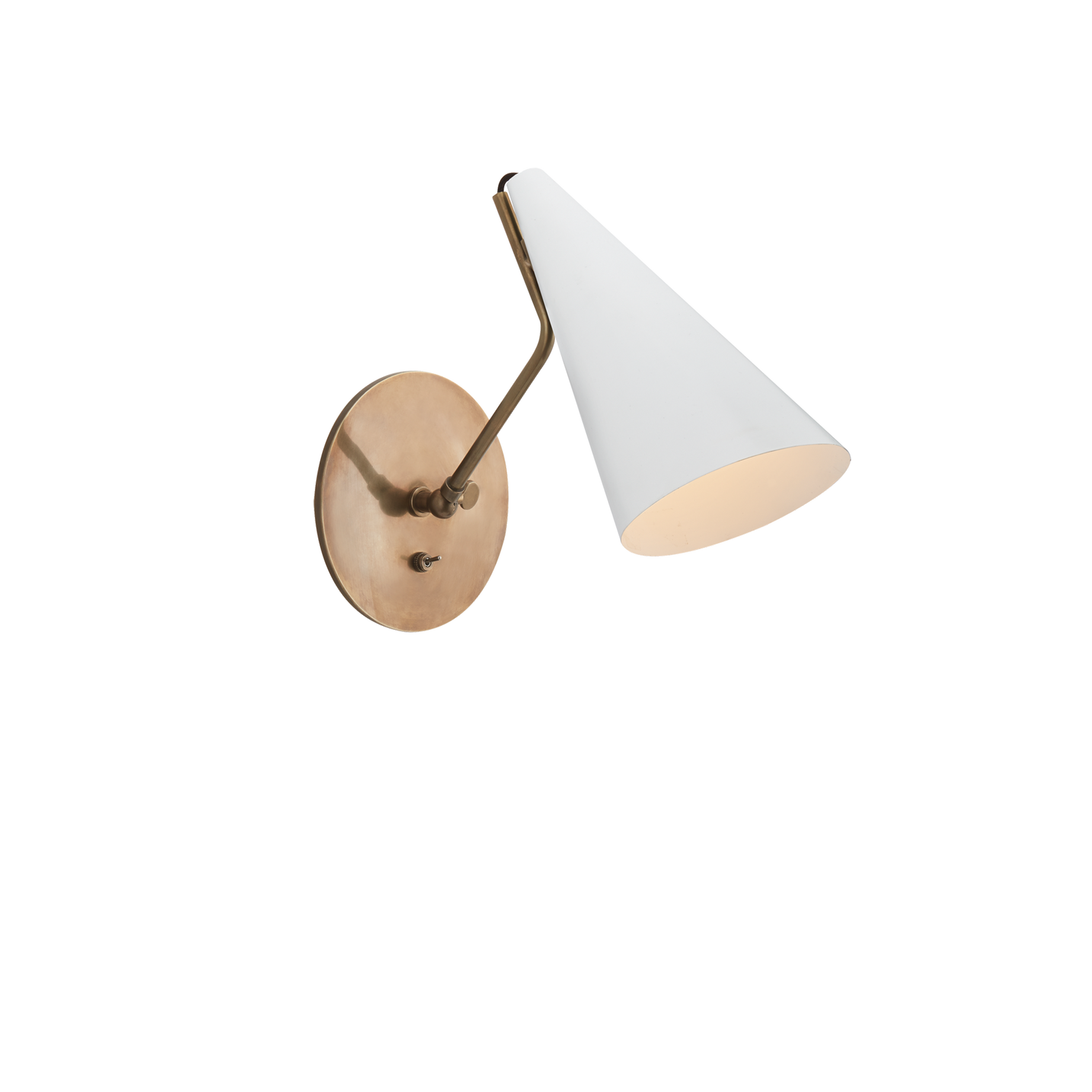 Vintage Clemente Wall Light - Antique Bronze Sconce for Bedroom, Living Room & Hallway - Elegant Indoor Lighting Fixture with Clear Glass Shade - Perfect for Home Decor & Ambient Lighting