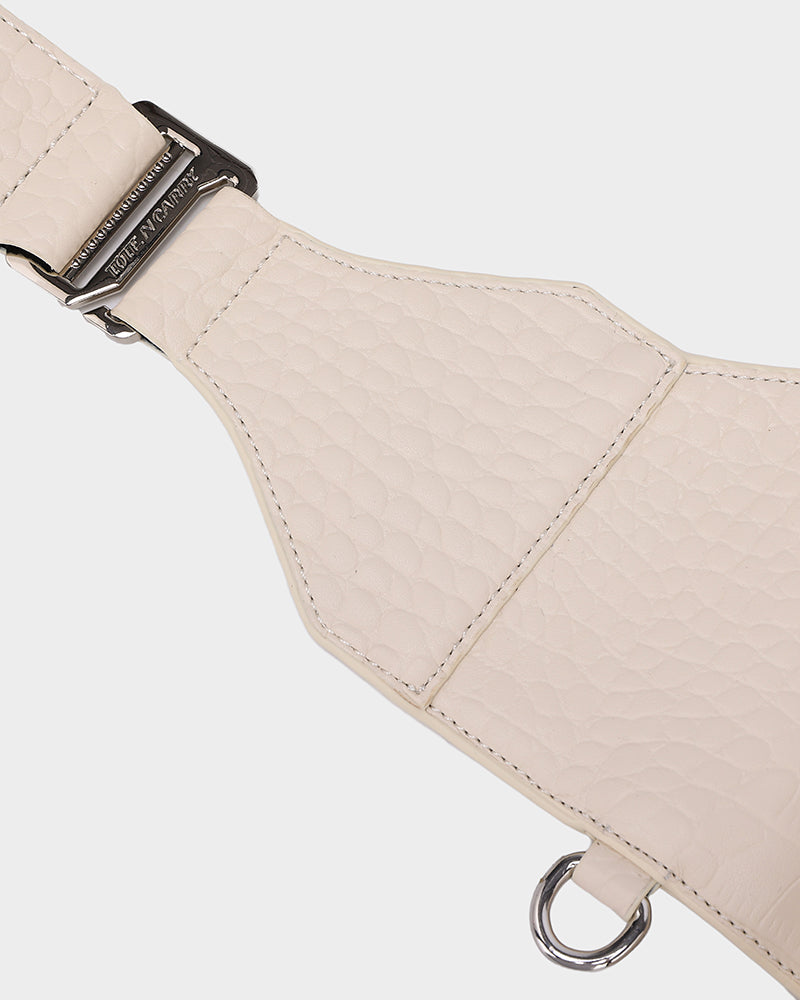 Blast Off Sling Bag - Cream White Crossbody Bag for Men & Women | Perfect for Travel, Hiking, and Everyday Use