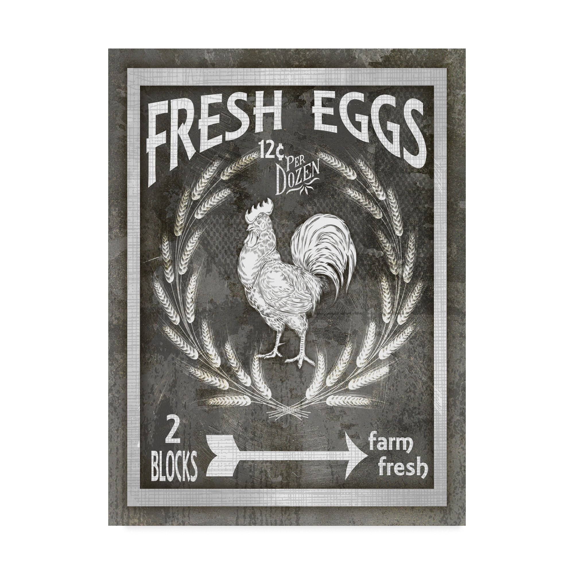 Fresh Eggs - Premium Quality 14x19-Inch Wall Art Print by Lightboxjournal - Perfect for Home Decor, Kitchen & Dining Room Wall Art