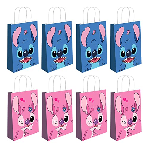 16 Pcs Cute Little Monster Party Favor Bags - Space Animals Theme Party Supplies for Kids, Cartoon Movie Goodie Bags, Birthday Decorations - Perfect for Space-Themed Birthday Parties, Baby Showers & Classroom Treats
