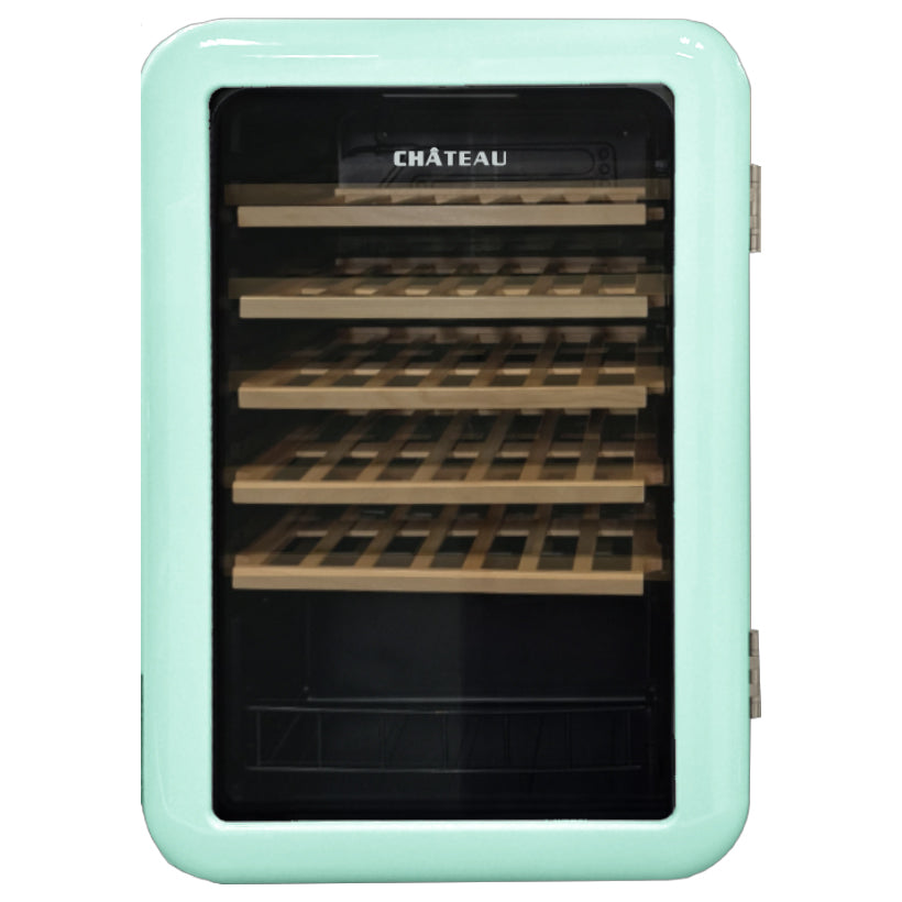 46 Bottles Wine Chiller Cooler - CWP461 Palette Series for Wine Cellars, Restaurants & Home Bars | Stainless Steel Wine Storage Cabinet with Temperature Control