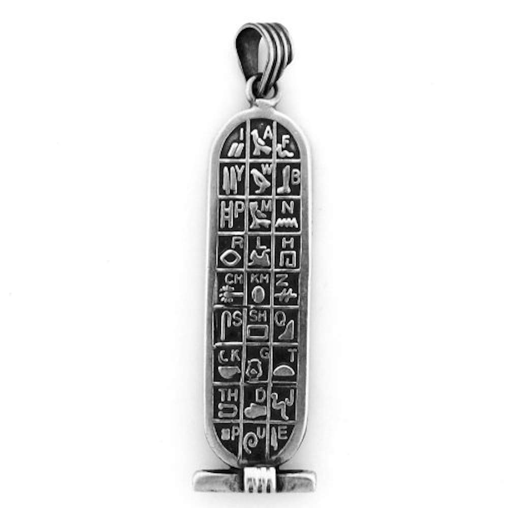 Authentic Egyptian Silver Queen Nefertiti Cartouche Pendant - Handcrafted Jewelry for Women - Perfect for Gifts, Weddings & Special Occasions