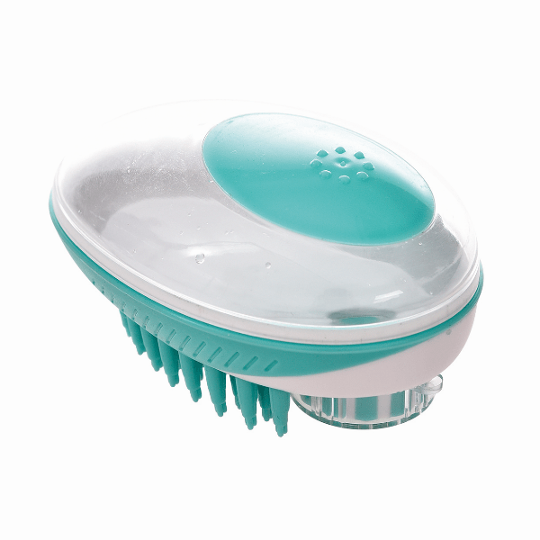 Automatic Pet Soap Dispenser with Brush - Hands-Free Dog & Cat Grooming Kit for Bathing, Washing, and Cleaning at Home or Grooming Salon