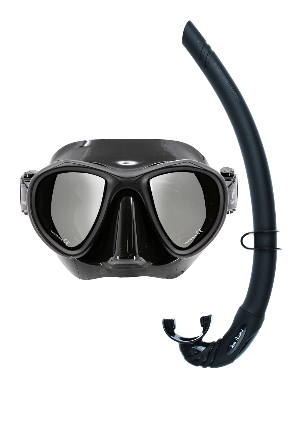 Rob Allen Snapper Mask and Snorkel Set - Premium Dive Gear for Snorkeling & Scuba Diving - Perfect for Ocean Adventures, Pool Training & Underwater Exploration