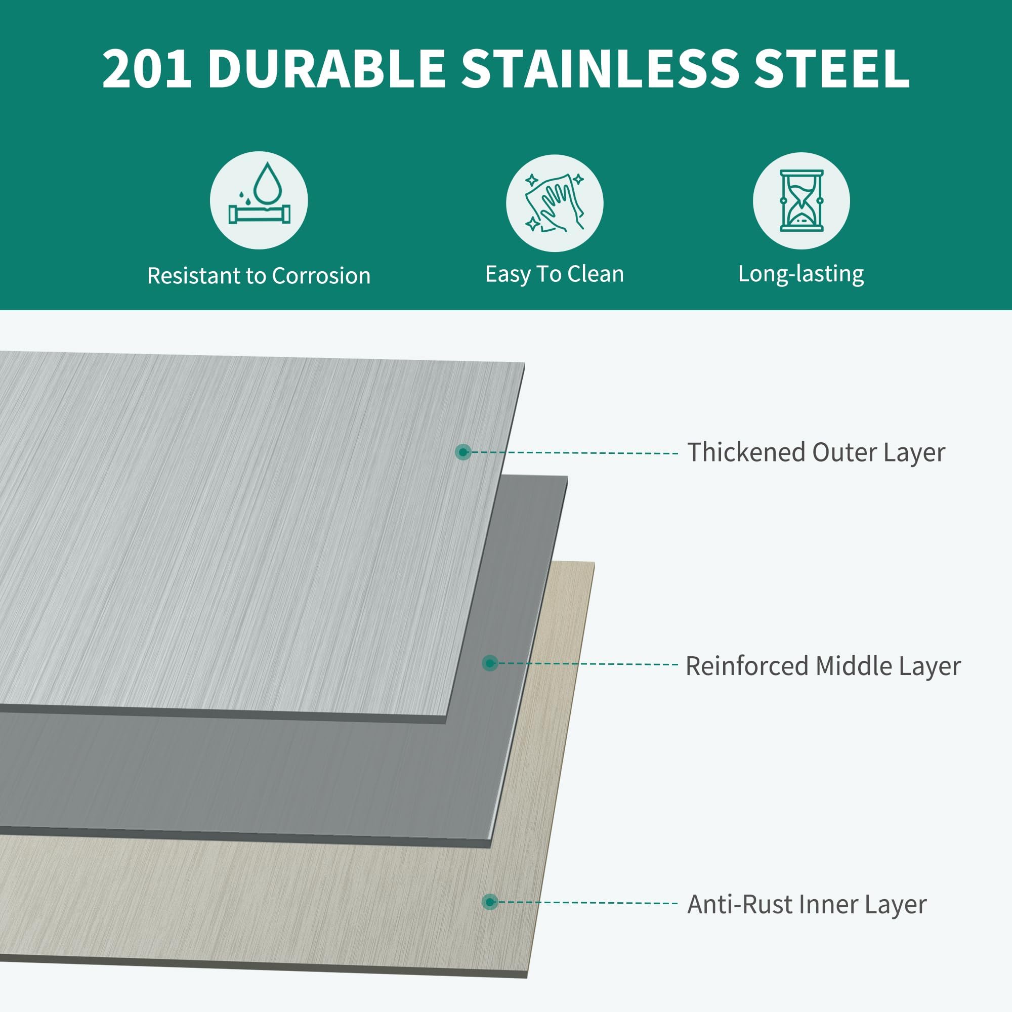 YITAHOME NSF Certified Stainless Steel Work Table 30