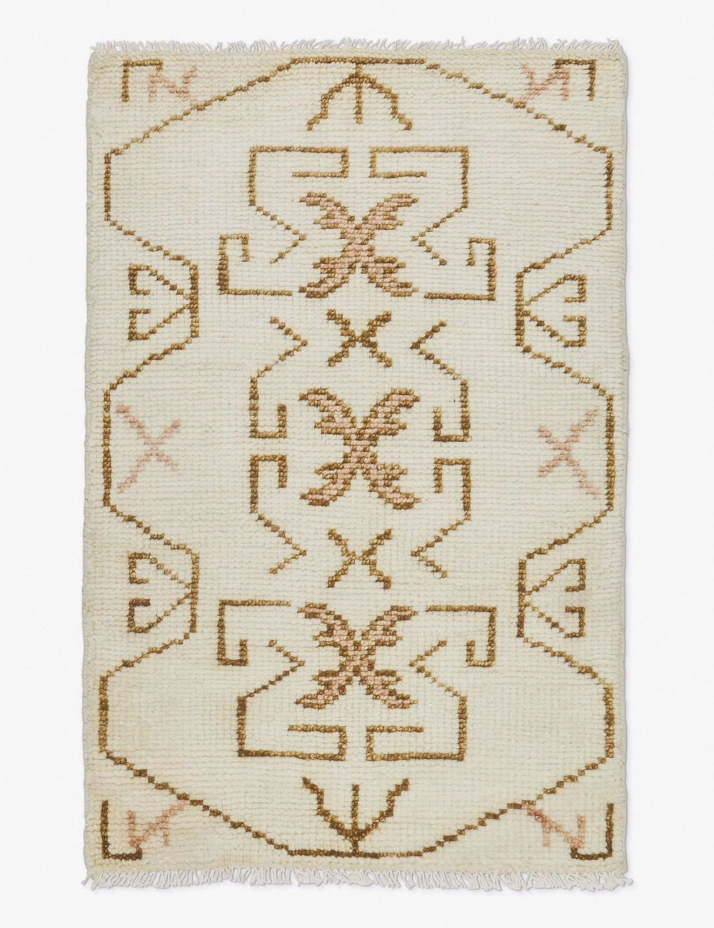 Handmade Evet Wool Rug Swatch 18x18 Inches - Premium Hand-Knotted Area Rug for Living Room, Bedroom & Home Decor