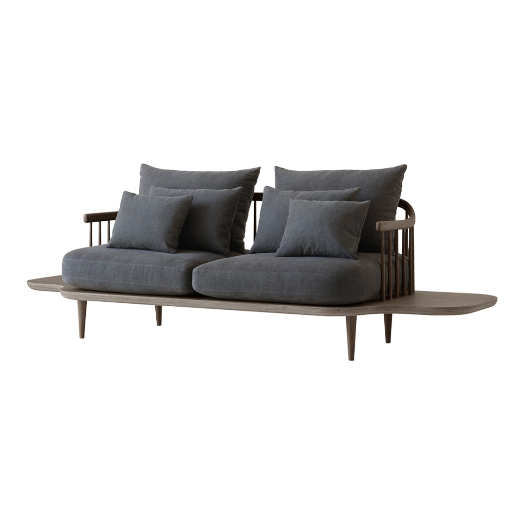 FLY SC3 2-Seater Sofa with Side Tables - Modern Living Room Furniture for Small Spaces | Perfect for Apartments, Condos & Cozy Home Decor
