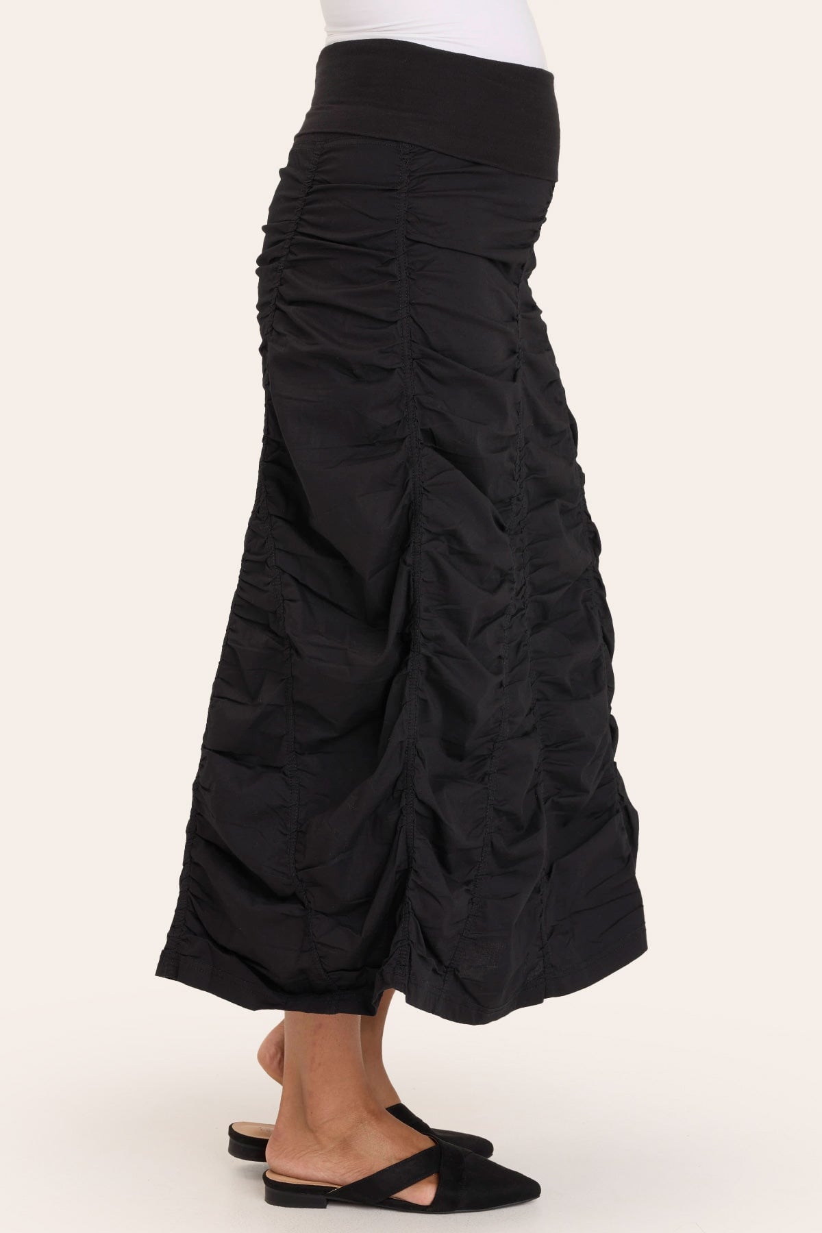 Gored Peasant Skirt for Women - Flowy Boho Midi Skirt with Elastic Waist | Perfect for Summer, Festivals & Casual Outfits