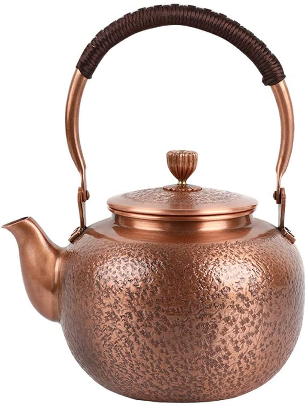 Handmade Thickened Copper Tea Kettle Set - Premium Stovetop Teapot for Brewing Loose Leaf Tea, Herbal Infusions & Home Decor